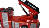 Mercedes-Benz brandweer ladderwagen met draaiplateau 1:18 RTR 